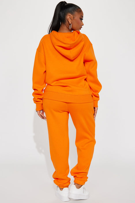 Leisure Day Jogger Set Orange Fashion Nova Matching Sets