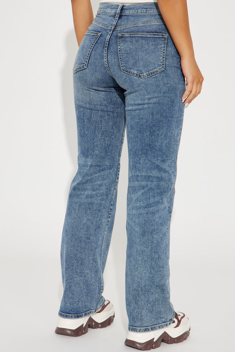 Reality Star Stretch Straight Leg Jeans - Vintage Wash | Fashion Nova ...