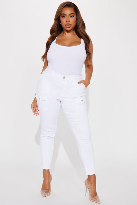 White jeans size 14 store