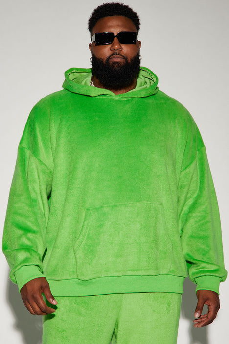 Neon green oversized best sale hoodie