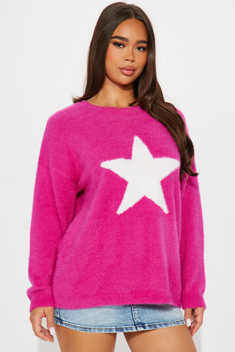 Jaylaani Sweater Top - Pink, Fashion Nova, Sweaters