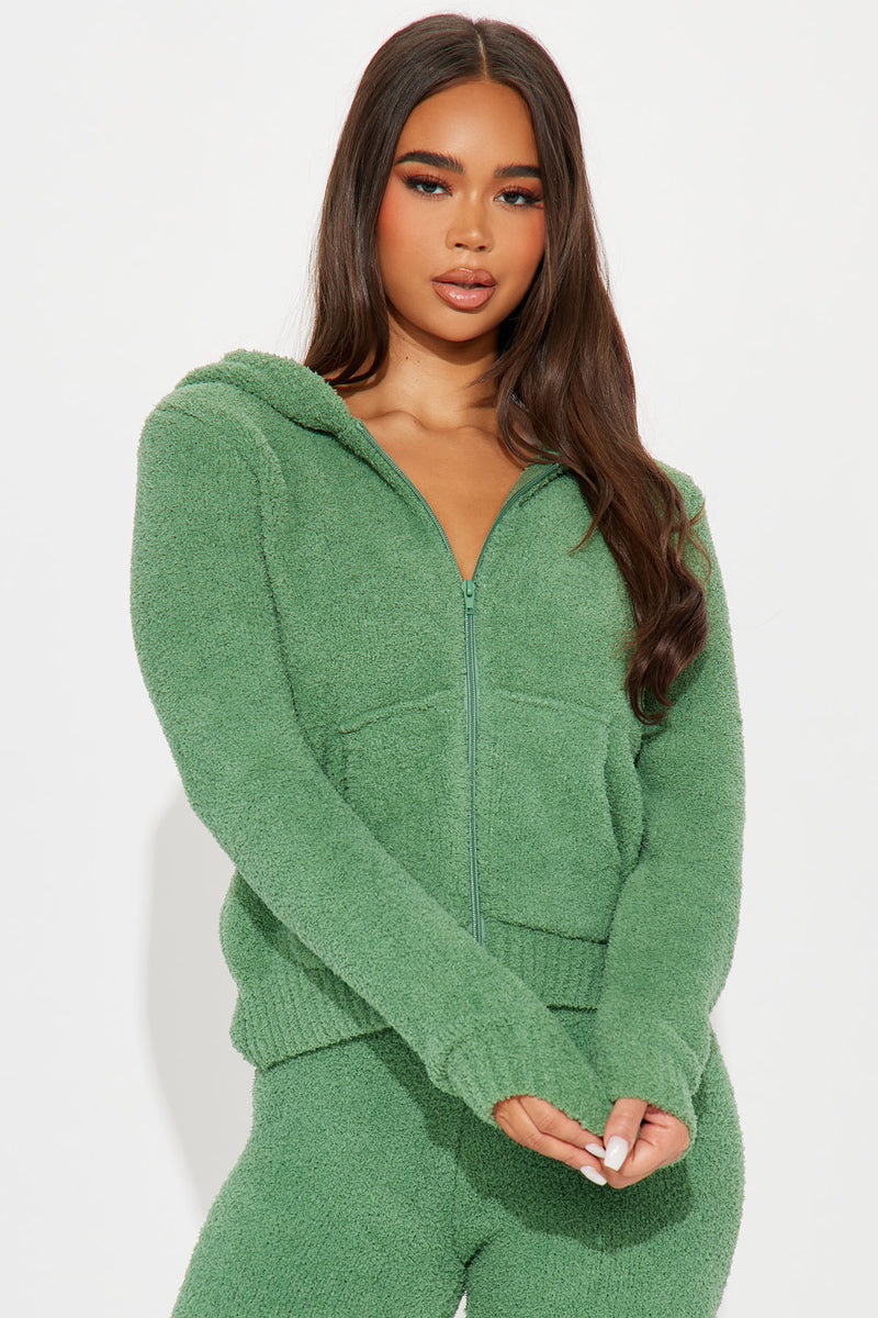 Always Extra Cozy Pant Set - Green | Fashion Nova, Matching Sets ...
