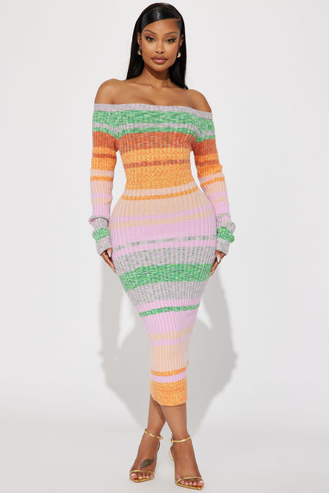 Fashion nova sales rainbow dress