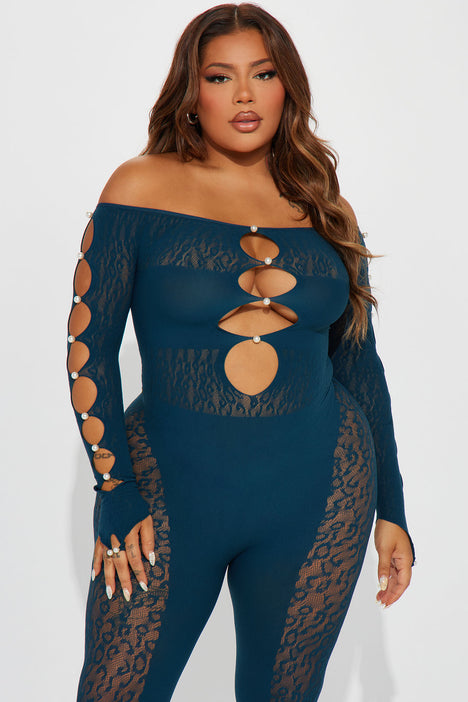 Fashion nova sheer jumpsuit top