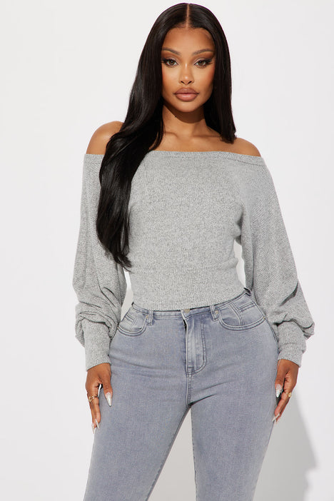 Fashion nova off store the shoulder top