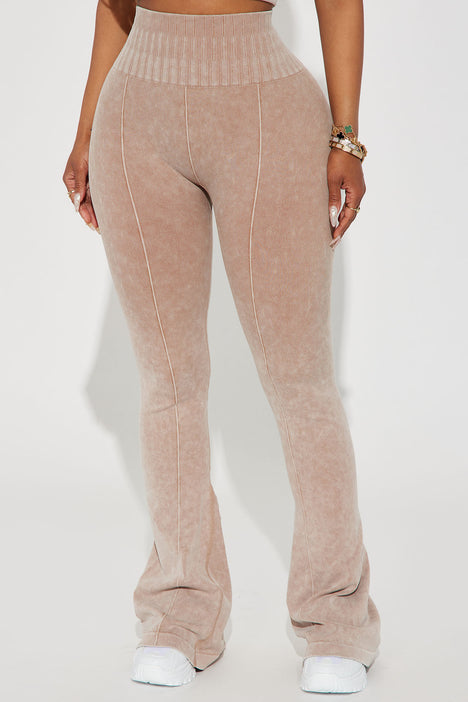 Release Active Flare Leggings Taupe
