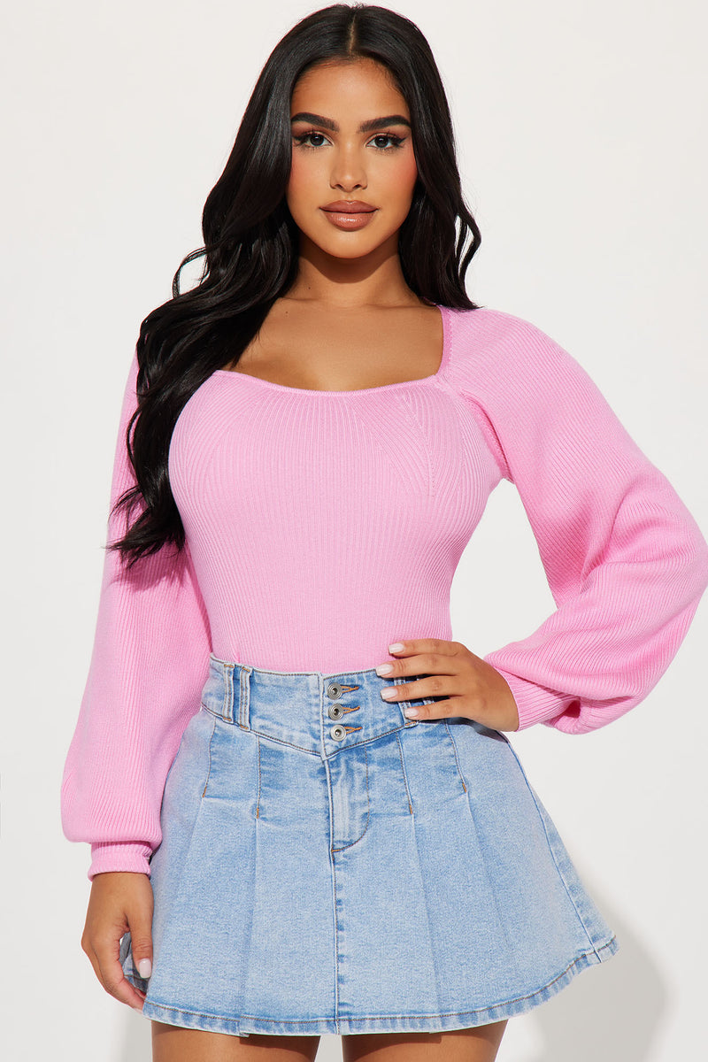 Kaydee Sweater Pink Fashion Nova, Sweaters Nova Palm Leaves Tapestry Hanging Plant Ideas Indoor