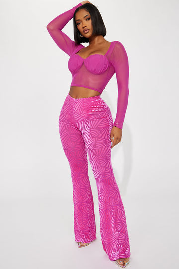 Encore Wide Leg Cargo Parachute Pant - Pink, Fashion Nova, Pants