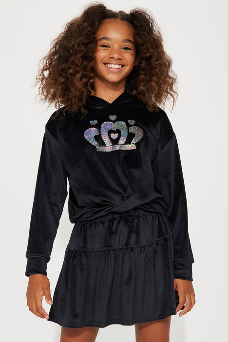 Velour skirt tracksuit 2025