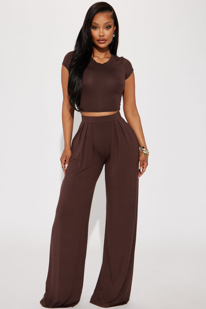 Chosen One Pant Set - Brown | Fashion Nova, Matching Sets | Fashion Nova