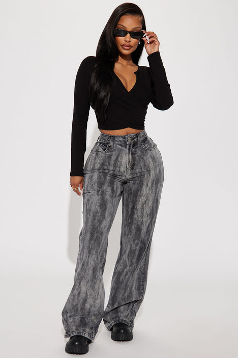 Fashion nova sale baggy jeans