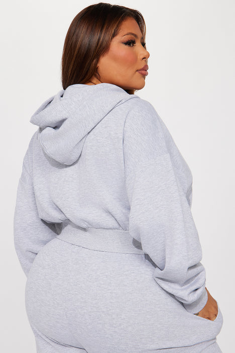 Barbie World Cropped Hoodie Grey Fashion Nova Screens Tops