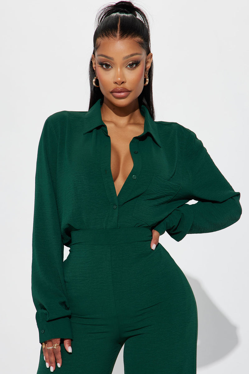 Makenzie Pant Set Hunter Fashion Nova, Matching Sets Fashion Nova