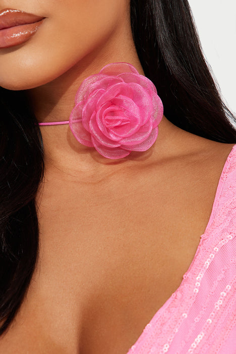 Rose Babe Choker Necklace Pink Fashion Nova Jewelry Fashion