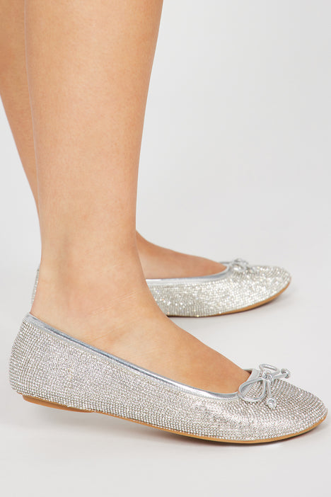 Embellished cheap ballet flats