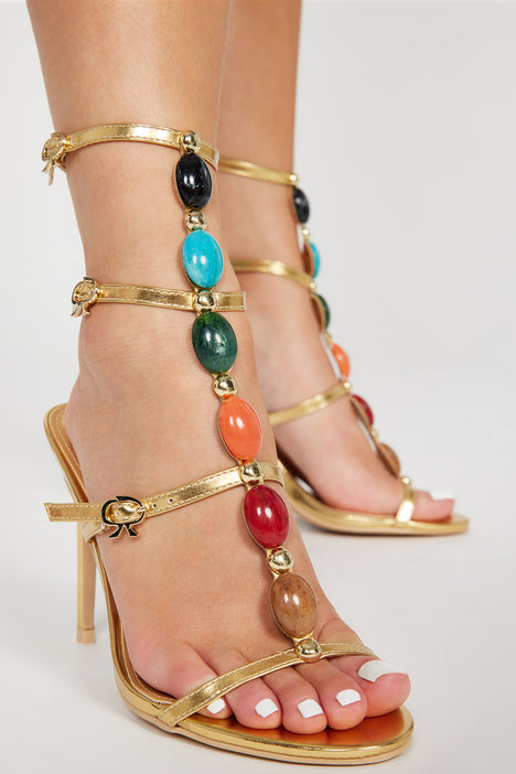 Gave You My All Heels Gold