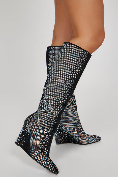 Crystal boots fashion nova outlet