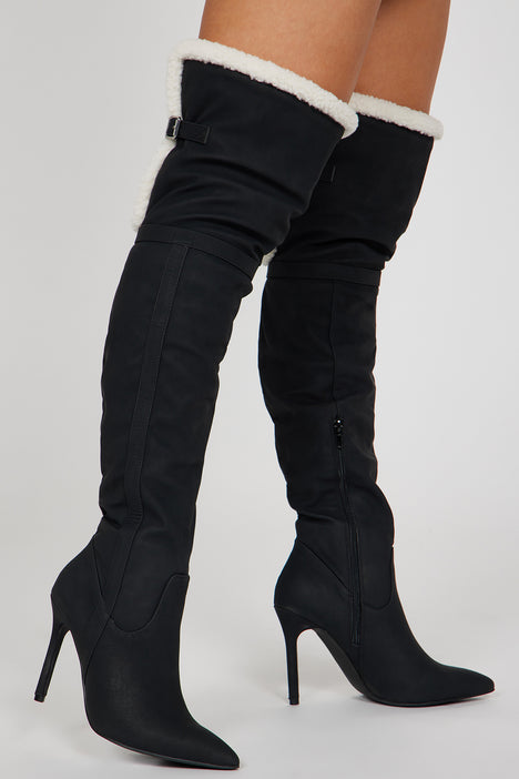 Warm over the knee boots store