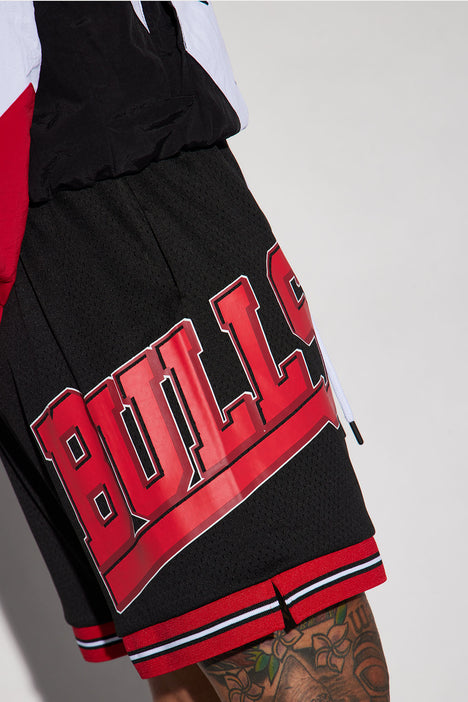 Chicago Bulls Mesh Shorts - Black, Fashion Nova, Mens Shorts