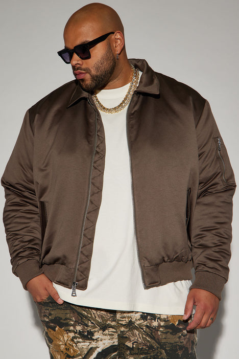 Collared bomber jacket top