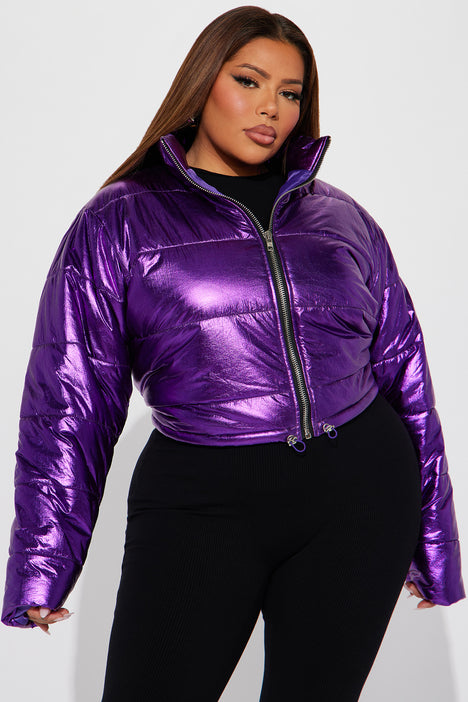 Fashion nova holographic hotsell jacket