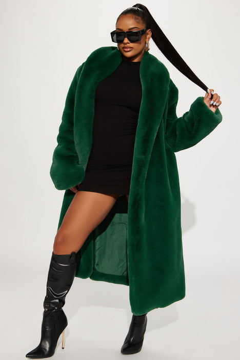 Fashion nova sales fur coat