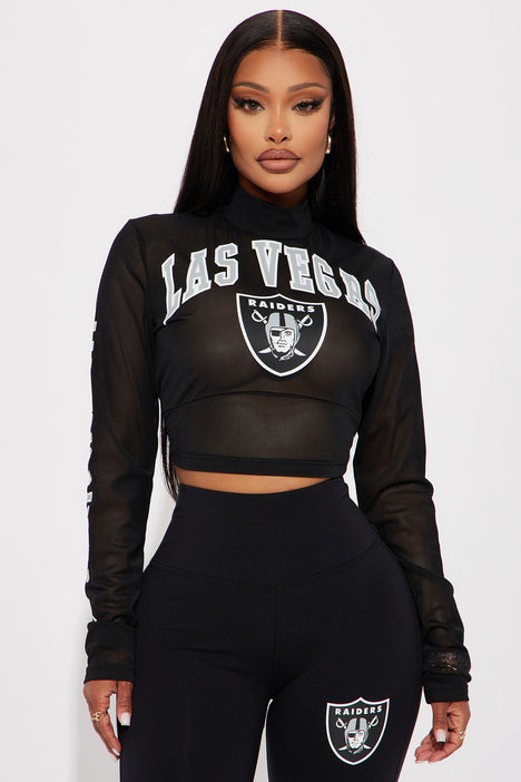 raiders crop top