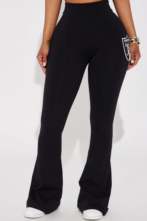 Raiders Fit And Flare Pant Black