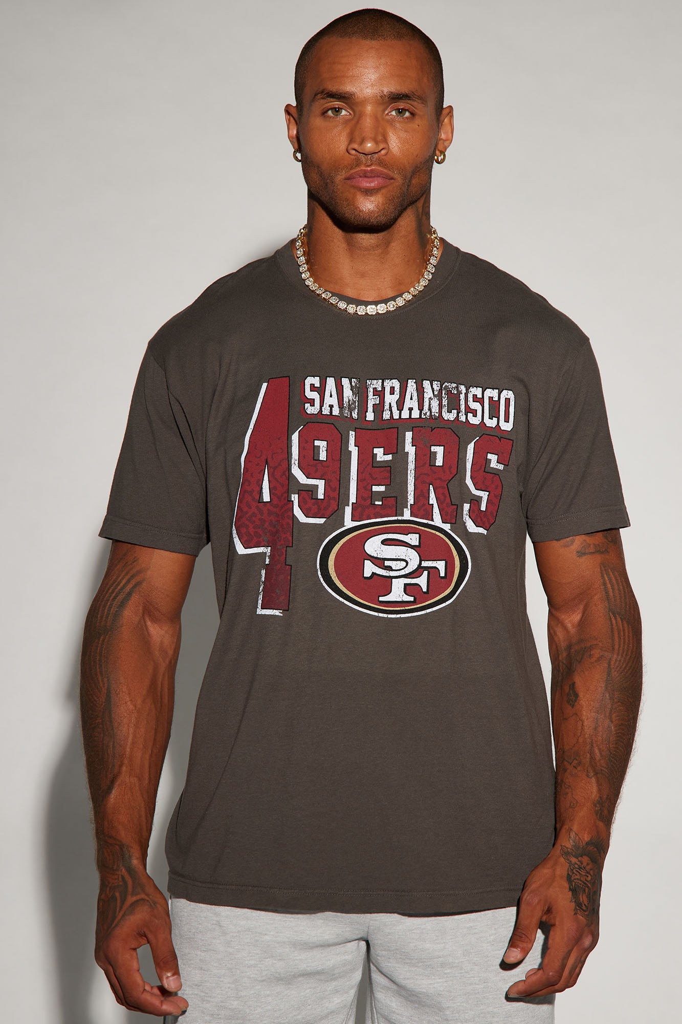 black 49ers t shirts