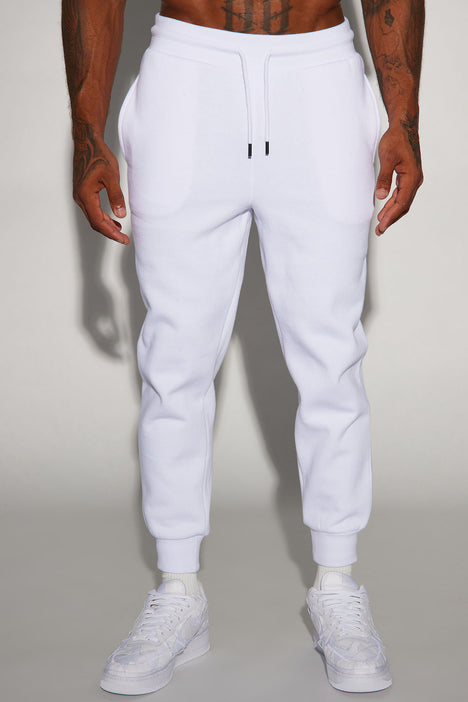 White joggers online