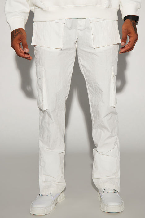 Nylon snap hot sale cargo pants