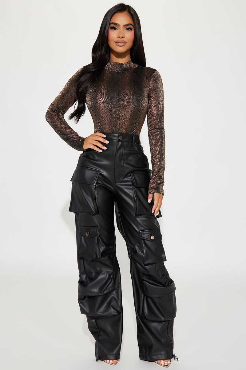 Jada Shimmer Bodysuit - Brown/combo | Fashion Nova, Bodysuits | Fashion ...