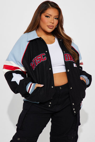 Discover Plus Size Varsity Jackets Fashion Nova