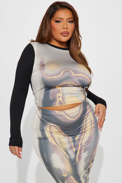 Fashion nova deals maxi skirt set