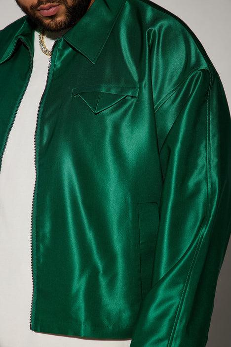 Super me new arrivals green casual jacket