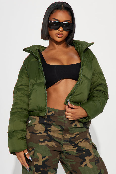 Name Your Game Puffer Coat Hunter
