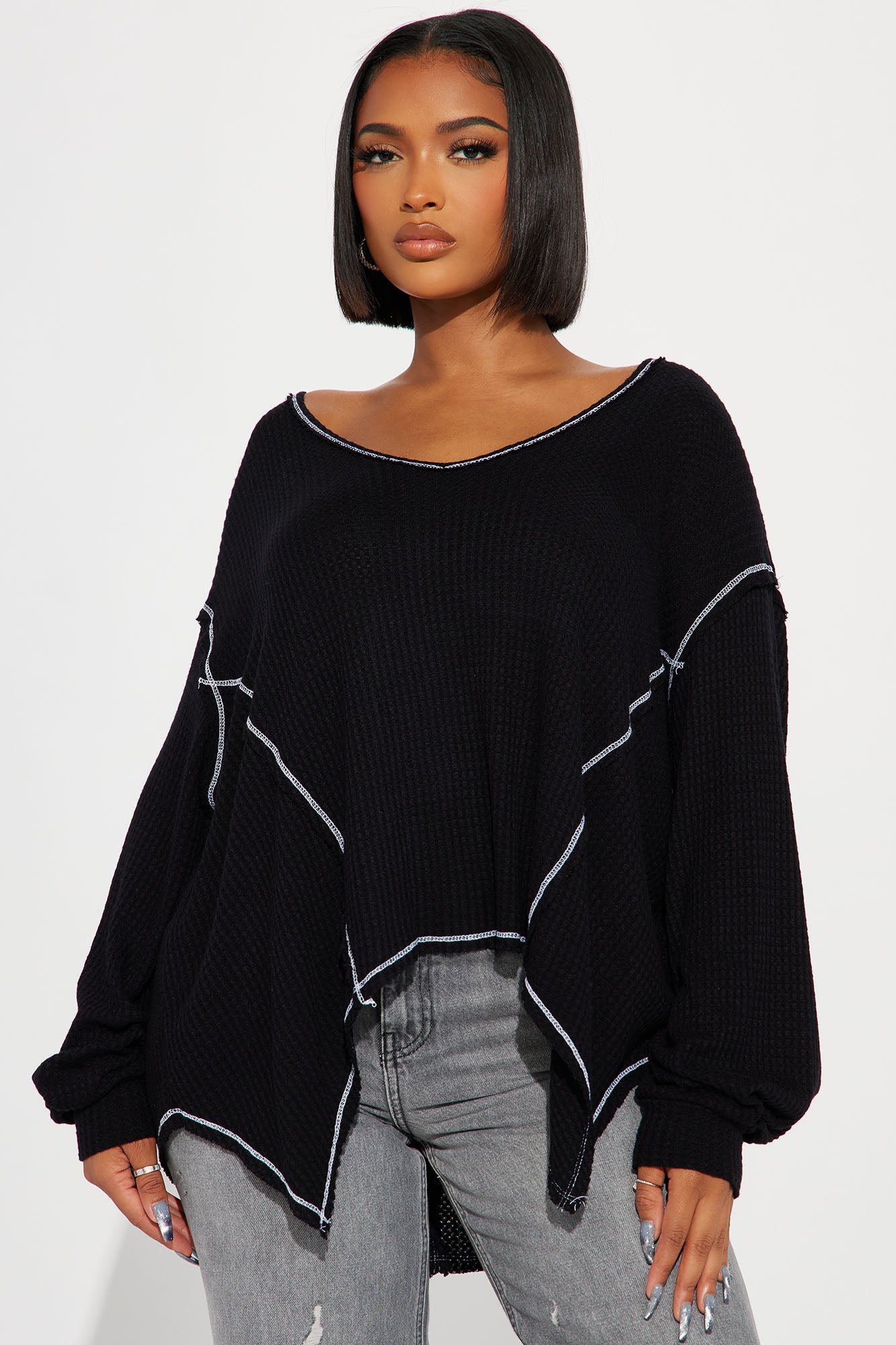 Aubrey Cozy Top - Black | Fashion Nova, Knit Tops | Fashion Nova