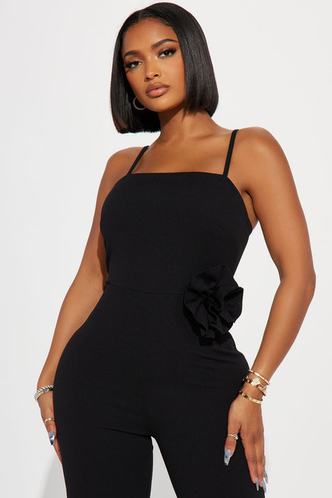 Let s Part Ways Jumpsuit Black