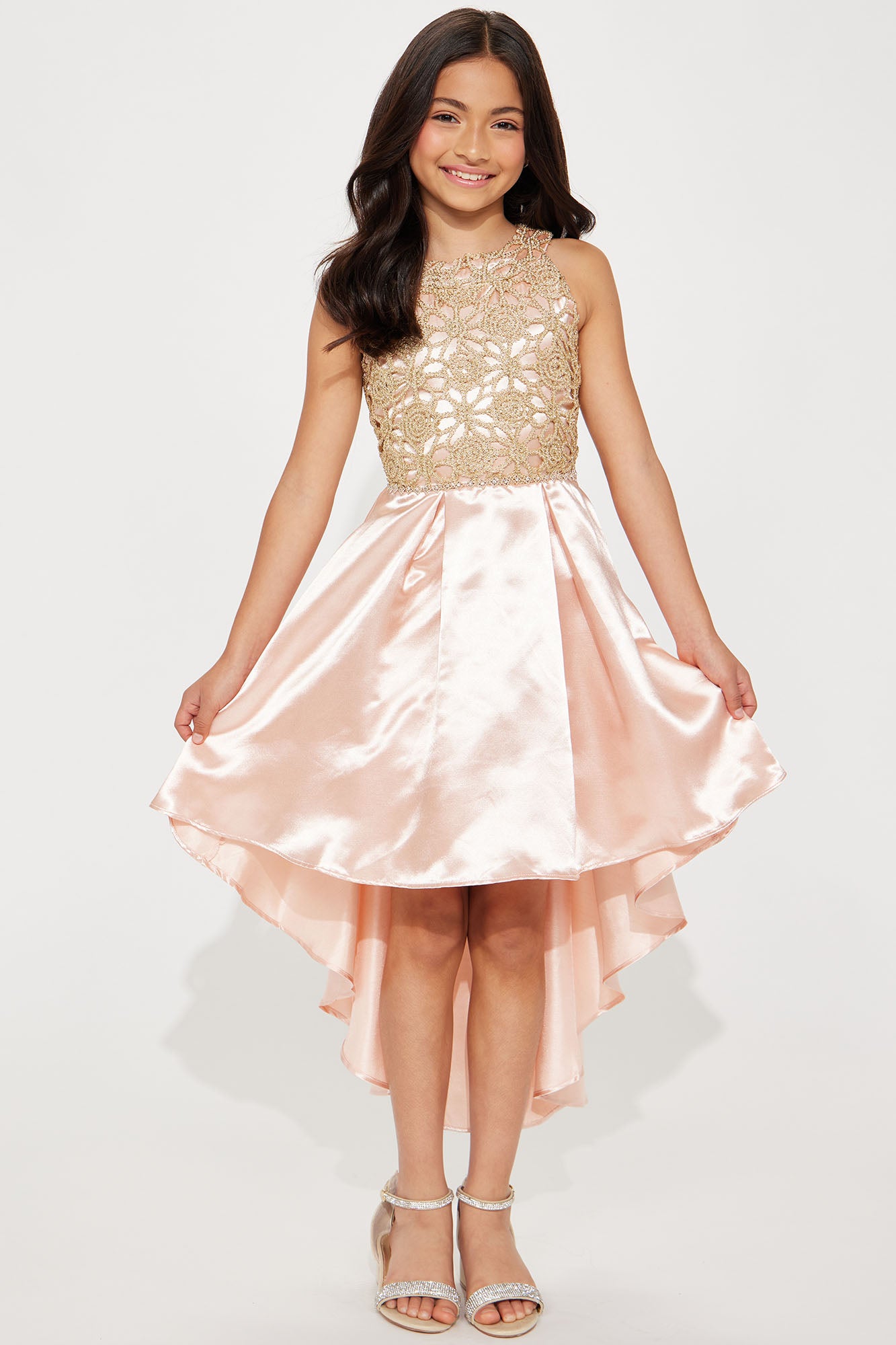 Rose gold hotsell dresses for teens