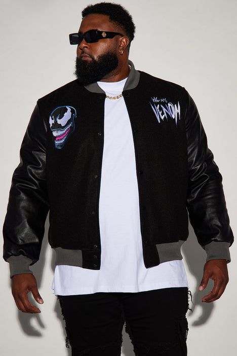 We Are Venom Jacket Charcoal combo Fashion Nova Mens Jackets