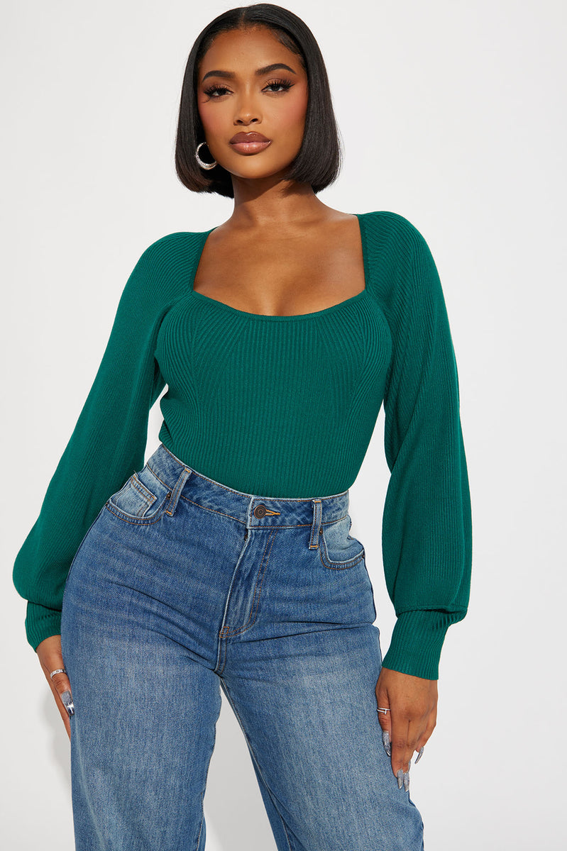 Kaydee Sweater - Green | Fashion Nova, Sweaters | Fashion Nova