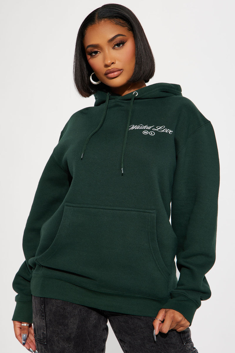 Love Is Never Wasted Hoodie - Green | Fashion Nova, Screens Tops and ...