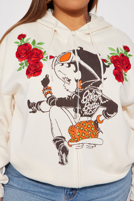 Betty boop outlet zip up hoodie
