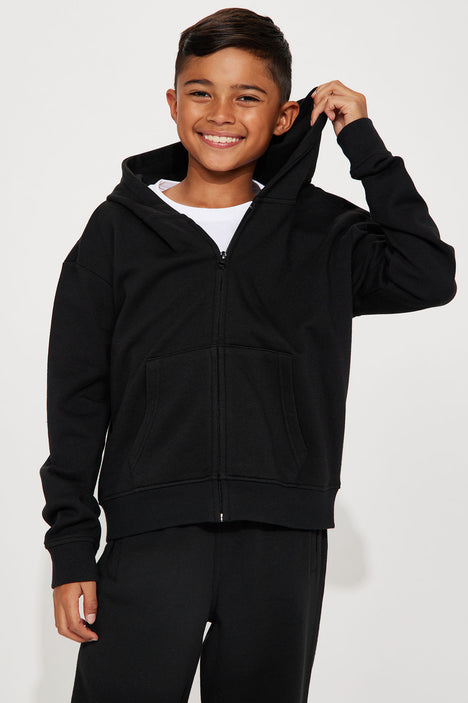 Mini zip sales up hoodie