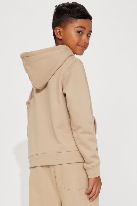 Family Goals Mini Prince Hoodie Taupe Fashion Nova Kids