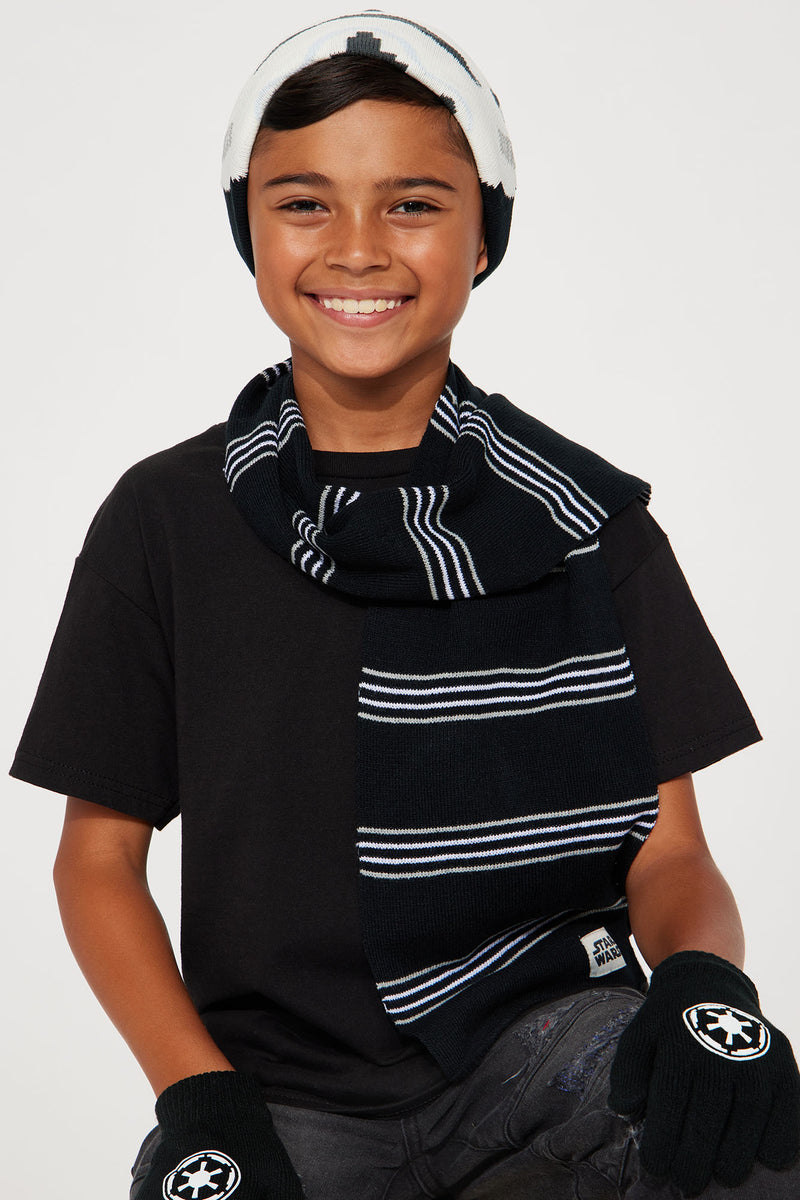 Mini Star Wars Stormtrooper 3 Piece Cold Weather Set Black Fashion