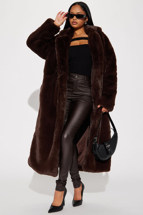 Fashion nova 2025 fur coat