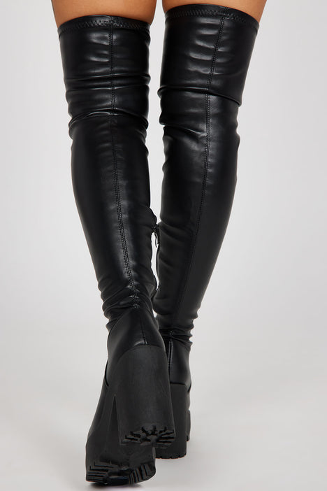 Thigh high boots next day delivery 2025