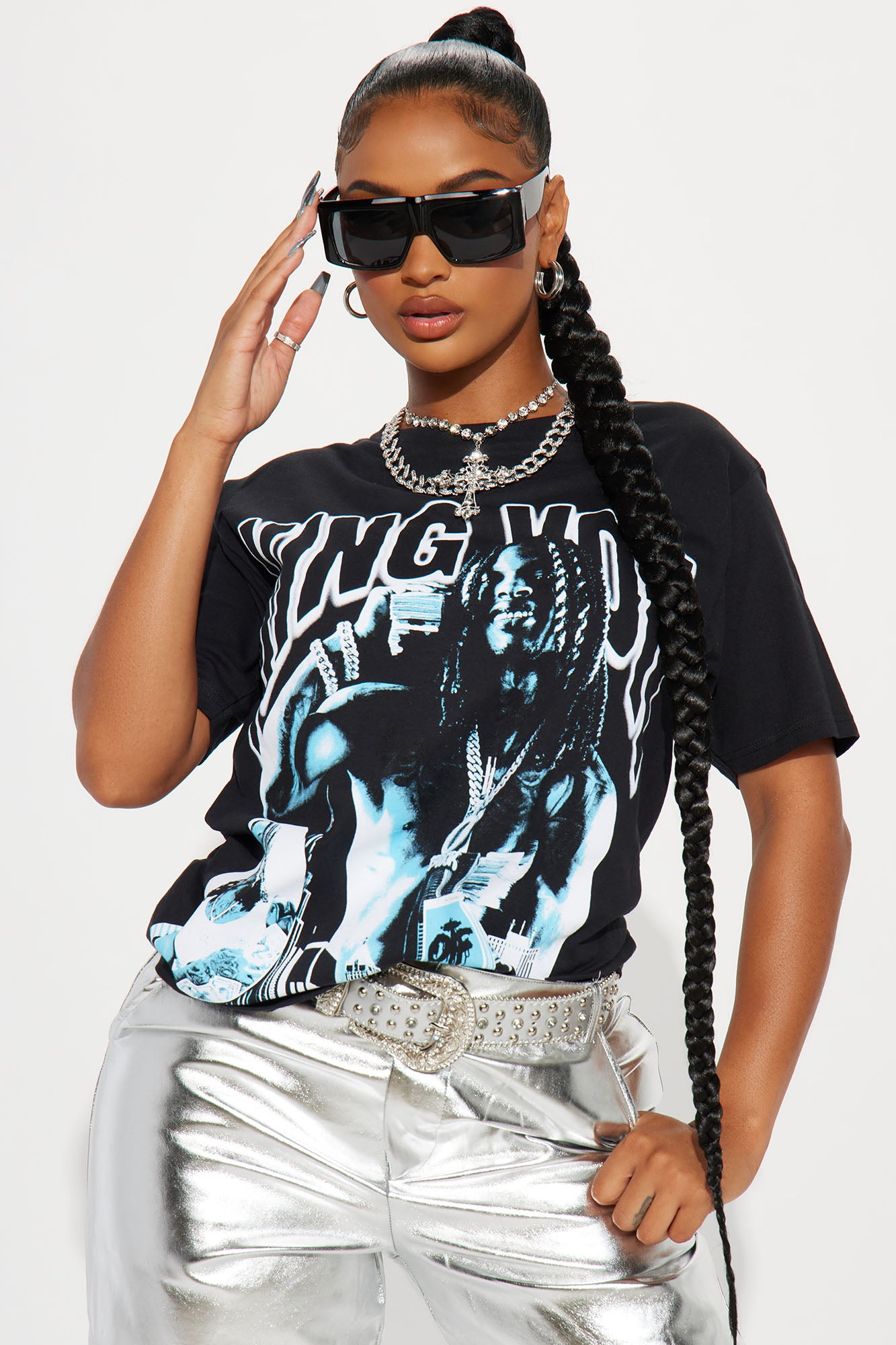 King Von Graphic T-Shirt - Black  Fashion Nova, Screens Tops and