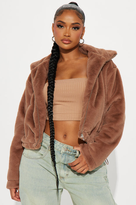 Fashion nova hot sale fur coat
